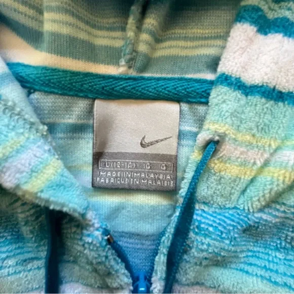 Nike Multicolor Terrycloth Striped Hoodie - Picture 4 of 6